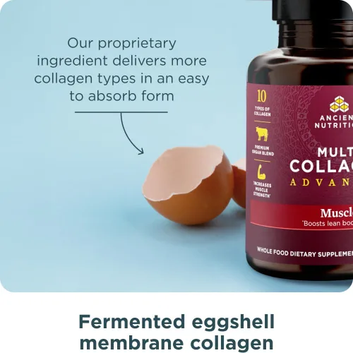 Vista 8 de Ancient Nutrition Advanced Multi Collagen Protein Cápsulas Musculares, 90
