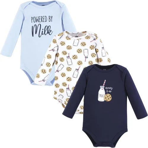 Vista 51 de Hudson Baby Body unisex de algodón de manga larga para bebé, leopardo rosa rojo