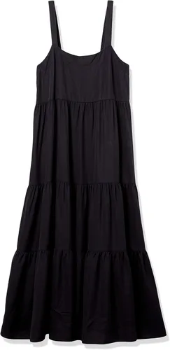 Vista 6 de The Drop - Vestido suelto y largo modelo Britt, escalonado, para mujer