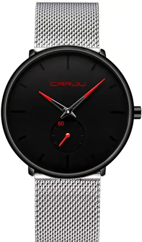 Vista 7 de Mens Watches Ultra-Thin Minimalist Waterproof - Fashion Wrist Watch for Men Unisex Dress with Stainless Steel Mesh Band