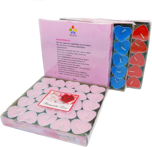 Vista 12 de 9 velas de té de cactus sin perfume con multicolor, velas de té de parafina, mini velas de mesa para el hogar, bodas, cumpleaños, velas decorativas