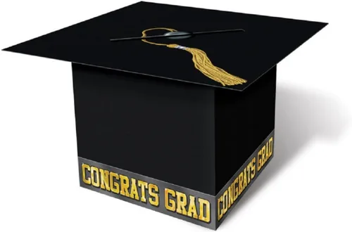 Vista 3 de Caja de tarjetas de graduación accesorio de fiesta (1 unidad) (1/paquete)