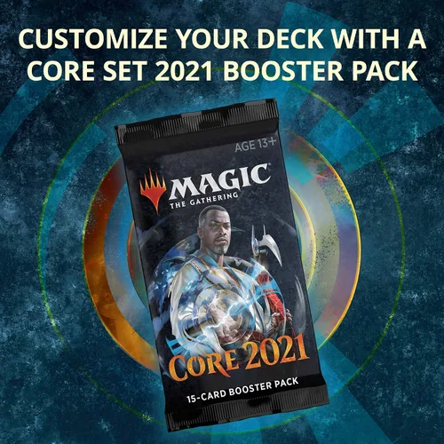 Vista 4 de Magic: The Gathering Chandra, Baraja Planeswalker Catalyst de Flame, juego básico 2021 (M21), cubierta de inicio de 60 cartas, C76580000
