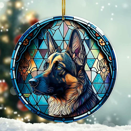 Vista 17 de Regalos de Malamute de Alaska - Adorno Navideño de Perro de Alaska 2025 Regalos de Perro de Alaska para Mujeres, Adorno de Malamute de Alaska