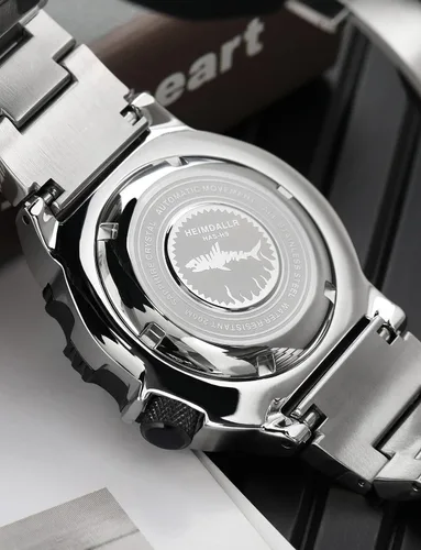 Vista 6 de Heimdallr - Reloj de pulsera automático NH36A para hombre, reloj de buceo automático de 656.2ft, reloj de buceo, cristal de zafiro para hombre