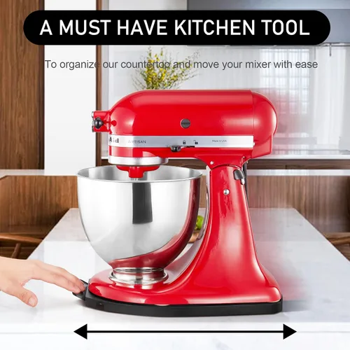 Vista 5 de Deslizador Mejorado para Batidora Kitchenaid, Bandeja Deslizante para Electrodomésticos de Cocina, Bandeja Deslizante Transportadora de Batidora