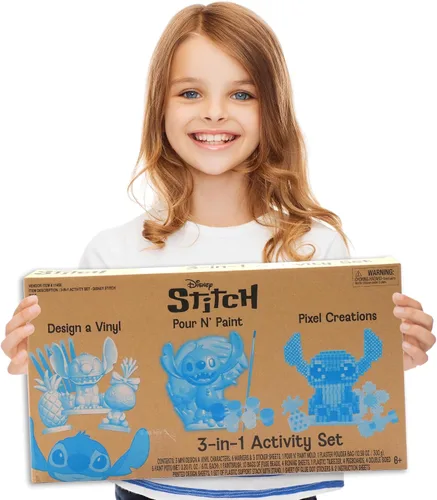 Vista 2 de Tara Toys Disney Stitch - Juego de actividades 3 en 1