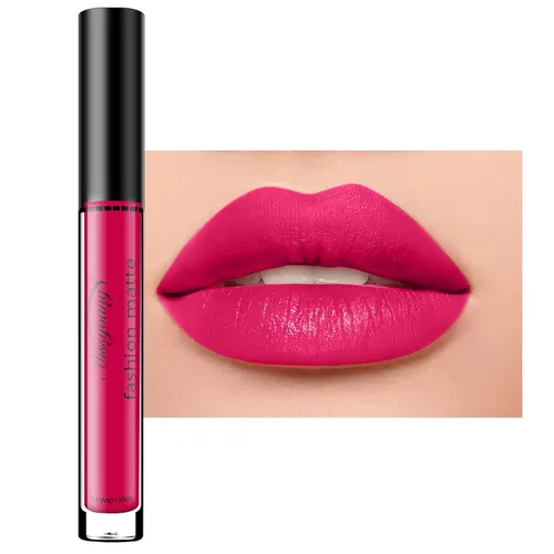 Vista 9 de Maquillaje de lápiz labial líquido gótico mate de Halloween, taza antiadherente impermeable y brillo de labios de larga duración, lápices labiales A1