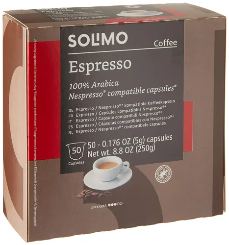 Vista 25 de Marca Amazon – Solimo Cápsulas de café tostado ligero, Morning Light, compatibles con cafeteras Keurig 2.0 K-Cup, 100