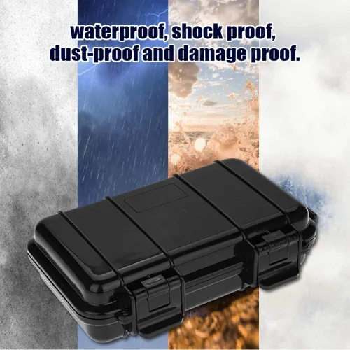 Vista 5 de SEIWEI Caja de seguridad impermeable sellada al aire libre Herramienta de plástico Caja de almacenamiento en seco para equipo electrónico
