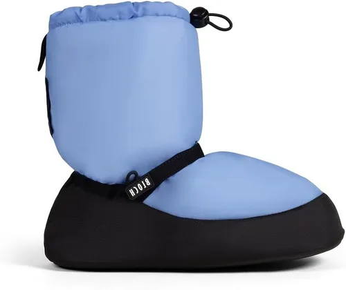 Vista 7 de Bloch Girls Warm Up Dance Booties, Lightweight Ballet Slippers, PVC Sole Nailon lila