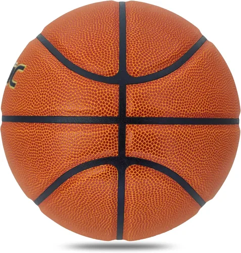 Vista 5 de Balones de baloncesto personalizados para interiores y exteriores, regalo de baloncesto de cuero compuesto con nombre, texto, logotipo