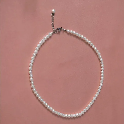 Vista 5 de Juego de 3 joyas de imitación de cristal de mano blanco para mujeres y niñas
