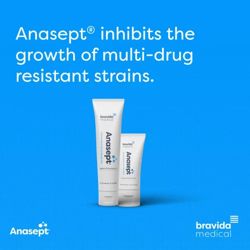 Vista 7 de Anasept - Gel antimicrobiano para piel y heridas, tubo de 3 oz