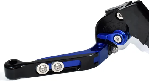 Vista 5 de Palanca de freno plegable retráctil Palanca de embrague para Yamaha Fazer FZ-1 FZ-8 FZ-6 FZ-6R FZS600, aleación de aluminio CNC fabricada (negro)