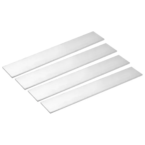 Vista 36 de uxcell Barra plana cuadrada de aluminio, 1-1/2" de espesor 1-1/2" de ancho 12" de longitud Barra cuadrada de aluminio 6061, placa plana de aluminio