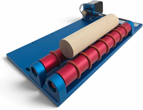 Vista 4 de Mini rotatorio de dos ejes. ideal para máquina de grabado láser de CO2 K40/D40