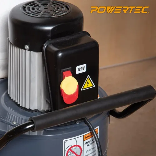 Vista 5 de POWERTEC 71390 Interruptor de seguridad de paleta – Interruptor inteligente de doble voltaje 110/220v para sierra de mesa y protector seguro