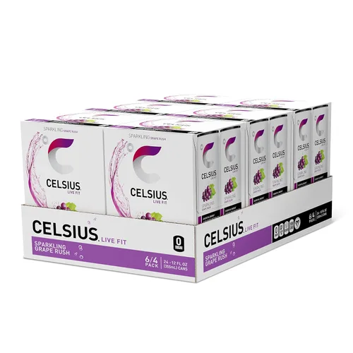 Vista 12 de CELSIUS Naranja Espumosa, Bebida Energética Esencial Funcional de 12 onzas líquidas (paquete de 4)