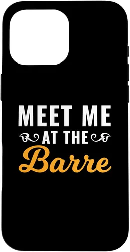 Vista 19 de Ballet Meet Me at The Barre for Ballerina Trainer Dancing Case for iPhone 16