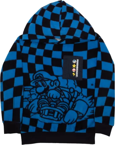 Vista 3 de Nintendo Super Mario - Juego de 2 piezas de videojuegos para niños, sudadera con capucha y pantalones deportivos, paquete de 2 unidades para niños