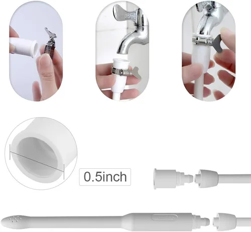 Vista 2 de FST Juguete de masturbación masculina Ducha Lavadora de bolsillo Limpiador de coño Juguetes para adultos Muñecas inflables Grifo de agua Palo limpio