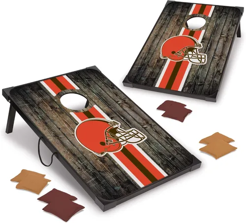 Vista 33 de Wild Sports - Set Deluxe para Jugar Cornhole con Tablero de MDF de 2 x 3 Pies - Incluye Esquinas y Delantales