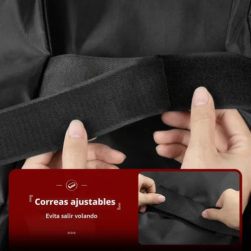 Vista 4 de SHINESTAR Cubierta de Parrilla para Blackstone de 22" y 28" Cubierta de Parrilla de Estante Único con Capucha y Soporte, Cubierta Impermeable