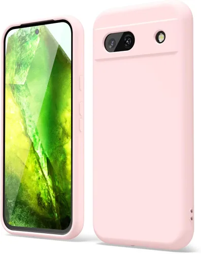 Vista 204 de oakxco para Google Pixel 6A Funda de teléfono de silicona líquida, diseño estético lindo y delgado para mujer y niña, cubierta de gel suave, lisa