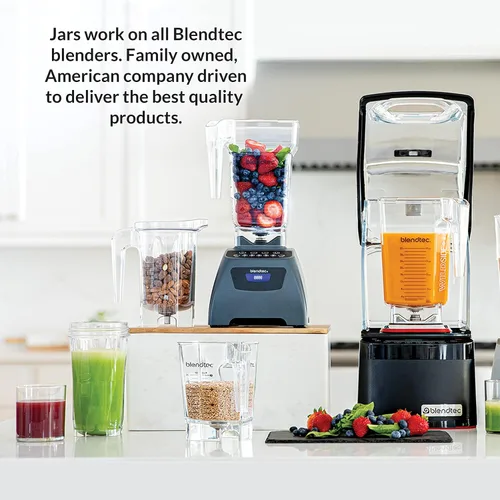 Vista 2 de Blendtec - Mezclador original de la serie Designer - WildSide + Jar (90 oz) - Potencia de grado profesional - Autolimpieza - 6 ciclos preprogramados