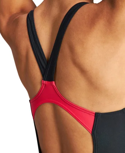 Vista 4 de ARENA Feel - Traje de baño elástico de una pieza con espalda en V para mujer