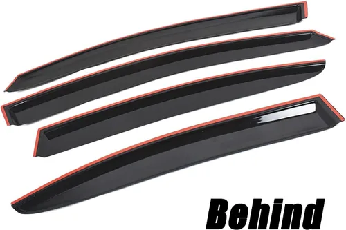 Vista 4 de munirater Reemplazo de deflector de protección contra la lluvia para Subaru WRX STI JDM 2015-2019