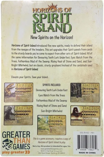 Vista 9 de Greater Than Games Horizons of Spirit Island Juego de mesa de estrategia cooperativa 1 a 3 jugadores 90+ minutos A partir de 14 años