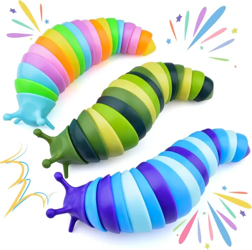 Vista 16 de Cevioce Babosa sensorial, mini babosa para adultos y niños, juguete sensorial para autismo, a partir de 3 años, relleno de Pascua (verde)
