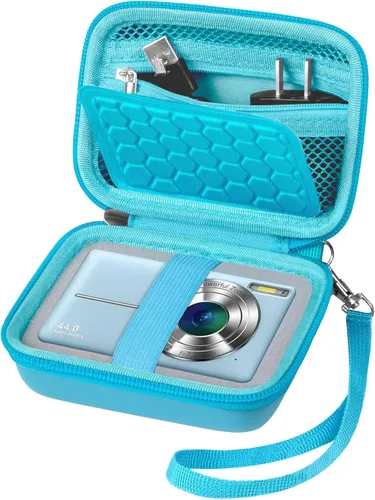 Vista 24 de Estuche protector y de transporte para cámara digital, AbergBest 21 megapíxeles 2.7" LCD recargable HD/Kodak Pixpro/Canon PowerShot ELPH 180/190