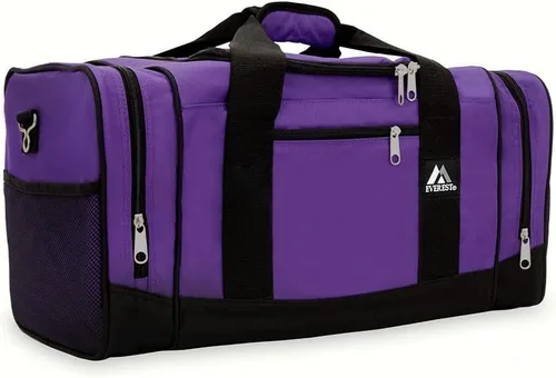 Vista 12 de Everest Equipaje-bolso deportivo - grande, Rojo/Negro), 025-RD/BK