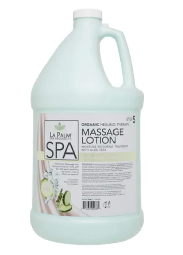 Vista 2 de Loción de masaje de terapia curativa 1 galón (crema de coco)