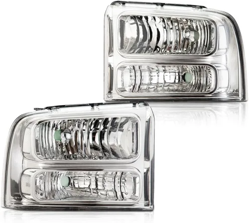 Vista 30 de GRAND ORANGE - Juego de faros delanteros, compatible con Ford F250 F350 F450 F550 1999-2004, para Ford Excursion 2000-2004, lado del conductor