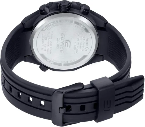 Vista 4 de Casio Edifice Smartphone Link World Time Quartz Ecb-10Pb-1A Ecb10Pb-1A 100M Reloj para hombre
