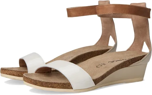 Vista 19 de NAOT Calzado Pixie Sandalia para mujer Lagartija beige/oro rosa