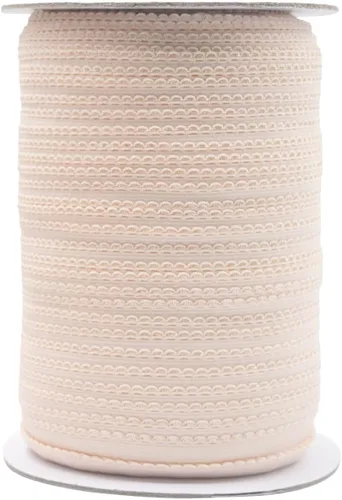Vista 31 de Bristlegrass Picot Loop - Banda elástica para coser de 1/2 pulgada, 0.512 in, corona de carrete con volantes, cinta elástica para atar el cabello