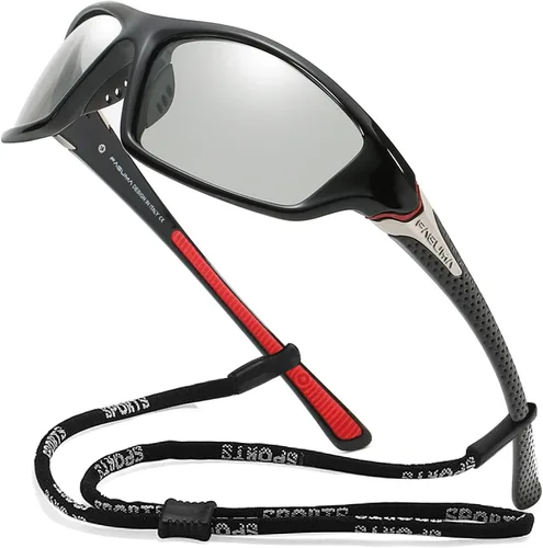 Vista 24 de Gafas de sol polarizadas para hombre, ciclismo, conducir, pesca, 100% protección UV Cycling Driving Fishing