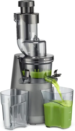 Vista 4 de Cuisinart Exprimidor lento fácil de limpiar CSJ-300, negro y gris