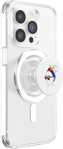 Vista 3 de Venezuelan Girl Venezuela Heritage Venezuelan Roots PopSockets MagSafe PopGrip for iPhone