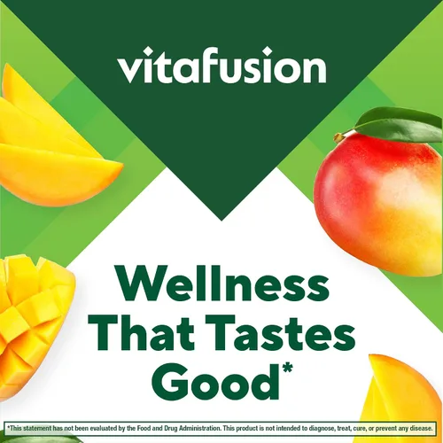 Vista 10 de Vitafusion Gomitas de vitamina D3 K2 60 unidades Delicioso sabor a