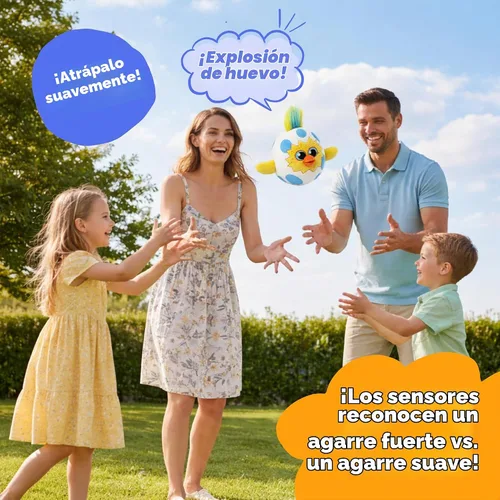 Vista 2 de Move2Play, Lanzamiento de huevos, divertido juego de fiesta activo para niños Juguete de lanzamiento para interiores y exteriores para niños