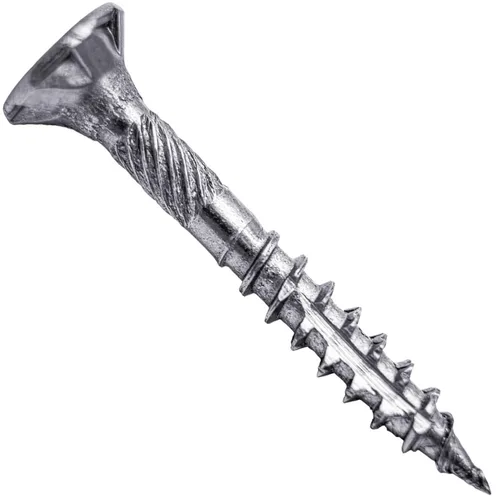 Vista 40 de 8 x 1 revestimiento exterior recubierto de bronce, tornillo de madera multiusos compatible con ACQ, cabeza plana Torx/Star Drive de 1 libra, 288