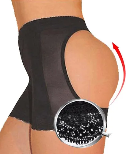 Vista 3 de FUT - Calzones de encaje levantacolitas para mujer