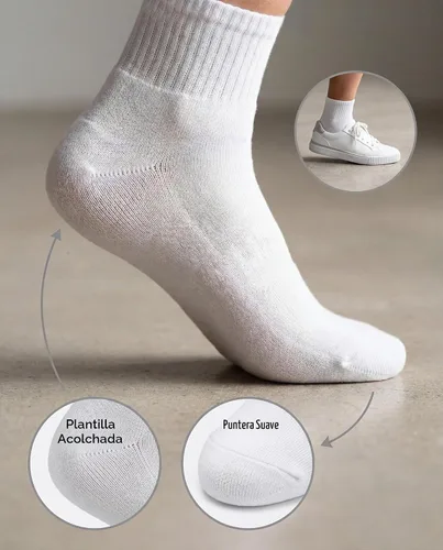 Vista 6 de HUE Calcetines cortos para mujer (paquete de 6)
