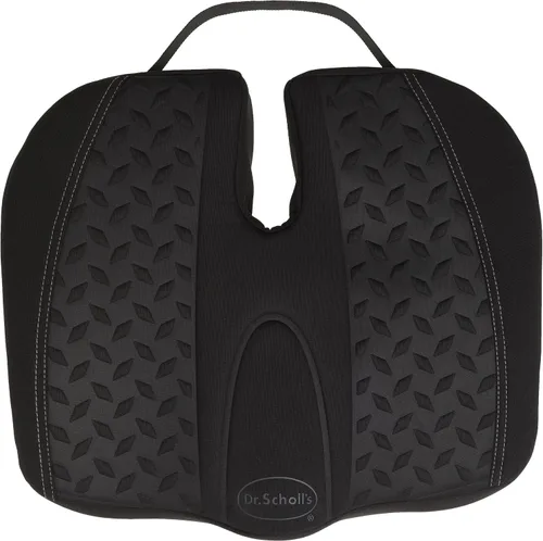 Vista 11 de Dr. Scholl's Max Support Cojín lumbar con infusión de carbón para automóvil, camión, SUV, color negro